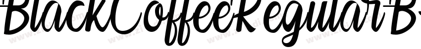 BlackCoffeeRegular B字体转换